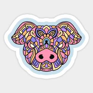 Angry Pig Sticker